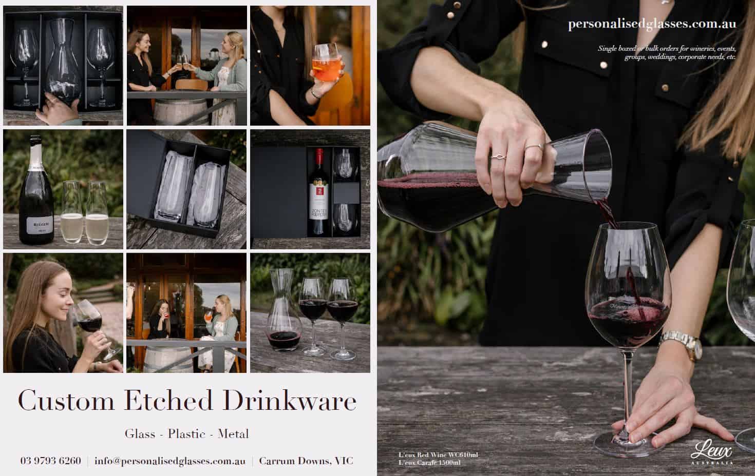 Wine Glasses – Carafe – Decanters – Presentation Gift Boxes