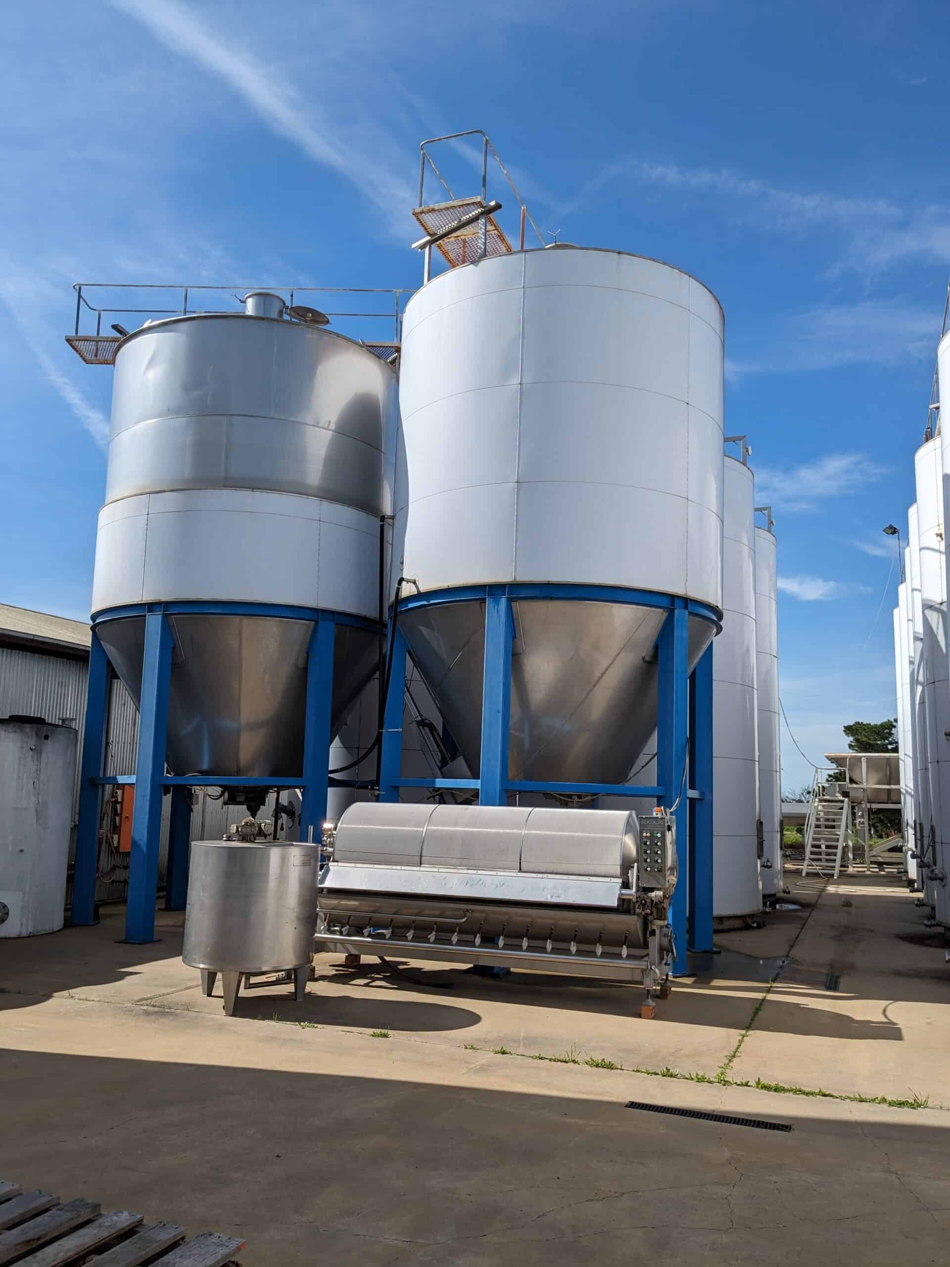 JMA Sweep Arm Fermenters 80Kl – As New