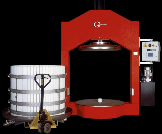 Hydraulic Wine Basket Press